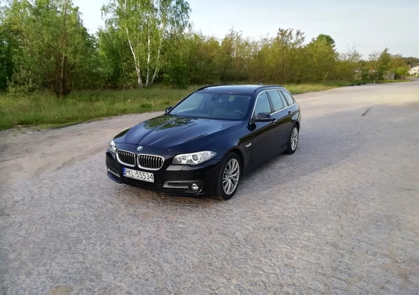 BMW Seria 5 cena 65800 przebieg: 203000, rok produkcji 2015 z Koło małe 106